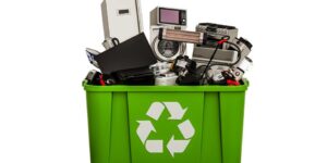 process of recycling electronic waste