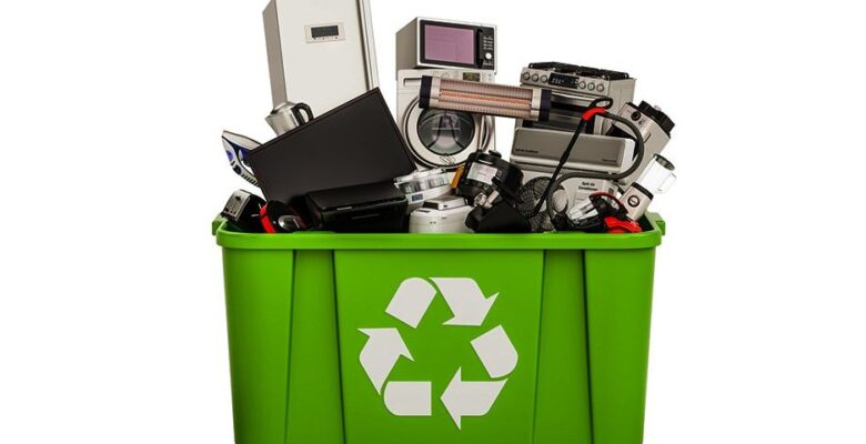 process of recycling electronic waste